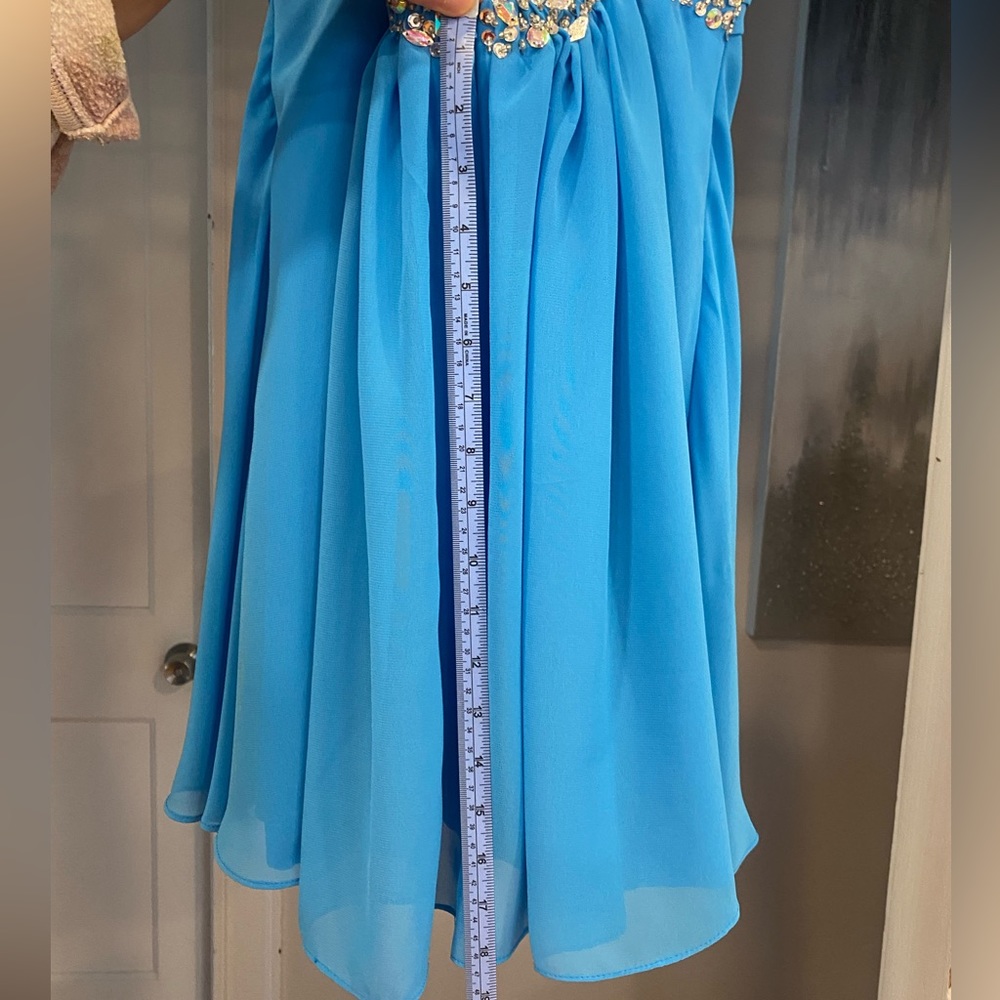 Backless Rhinestone Dress - Picture 6 of 10